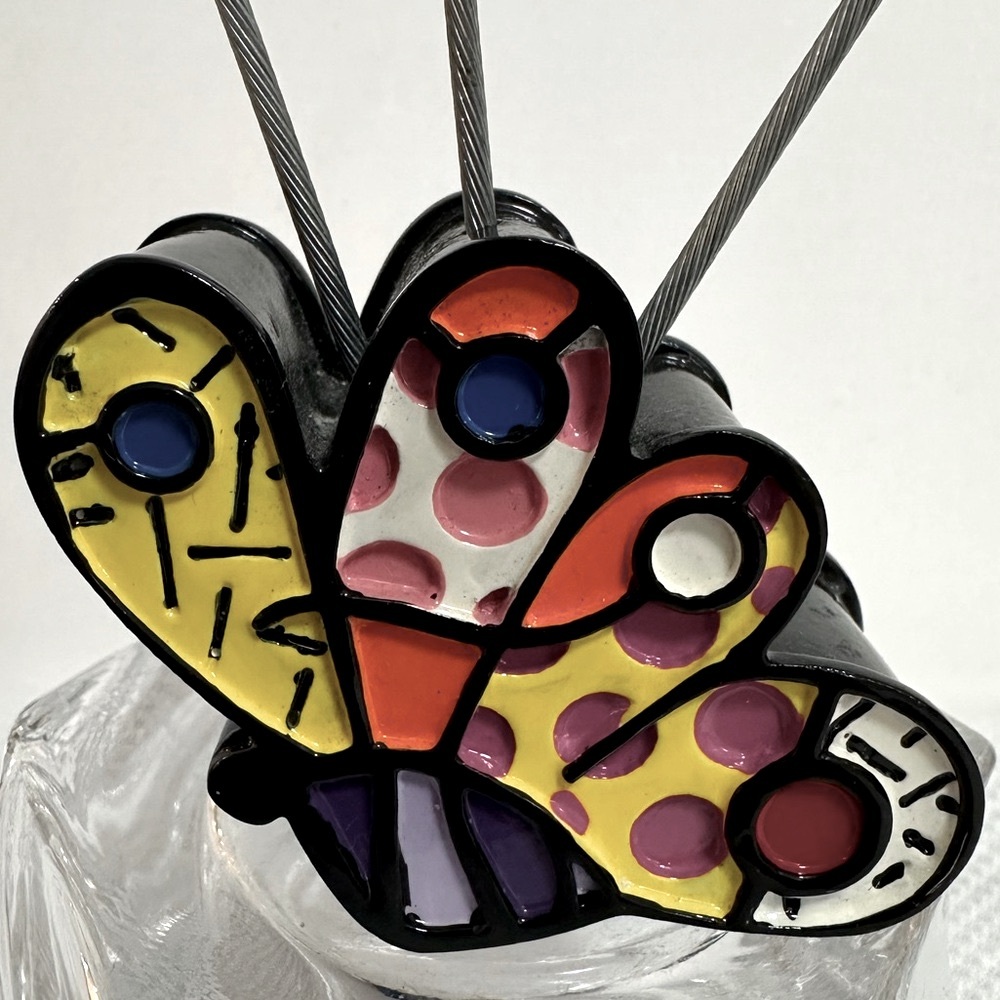 VTG🦋Romero Brito Butterfly Card Holder🌠 - Picture 2 of 7